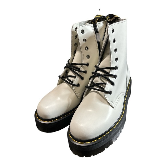 Dr. Martens Shoes - Dr. Martens, Jadon 8-Eye Leather Platform Boot for Men and Women